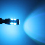 2PCS T10 6W Ice Blue Light 10 SMD 5630 LED Canbus senza errori Luci di ingombro per auto Lampada, DC 12V, 2 PCS T10 6W