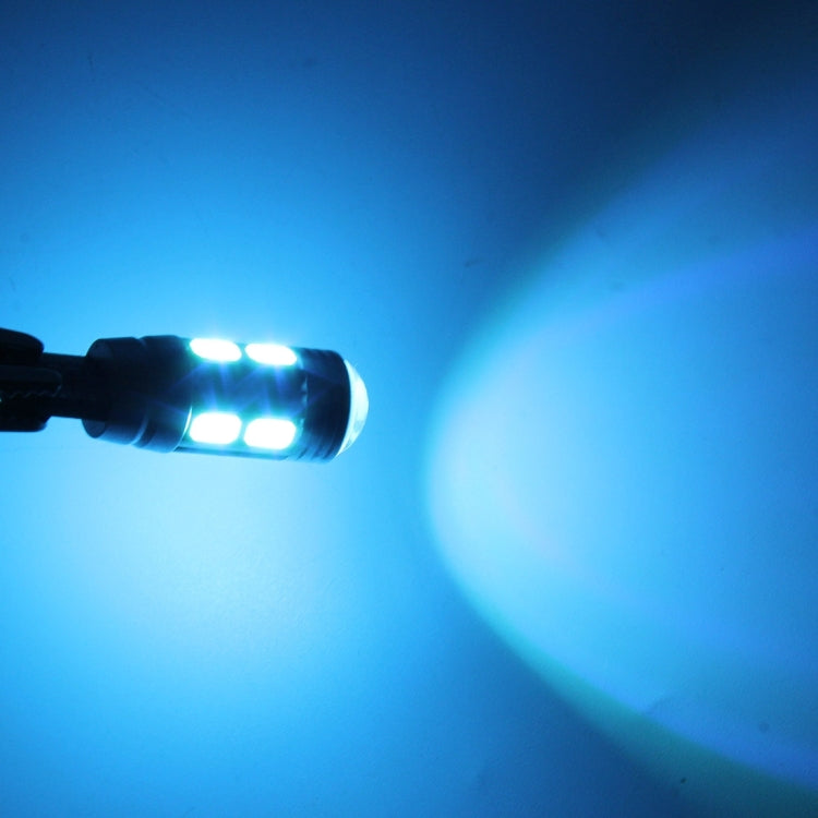 2PCS T10 6W Ice Blue Light 10 SMD 5630 LED Canbus senza errori Luci di ingombro per auto Lampada, DC 12V, 2 PCS T10 6W