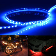 Striscia luminosa LED impermeabile 45 SMD 90 cm per auto DC 12V