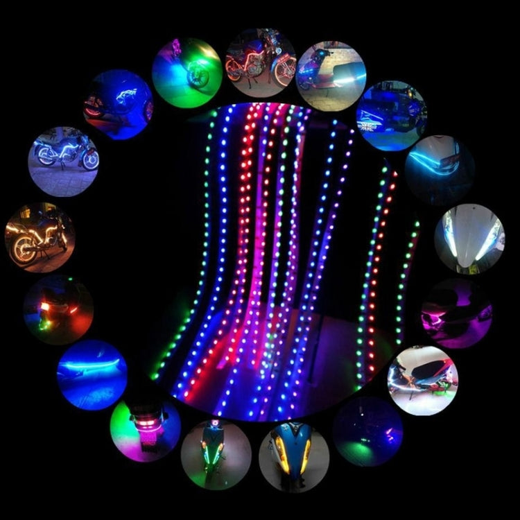 Striscia luminosa LED impermeabile 45 SMD 90 cm DC 12V
