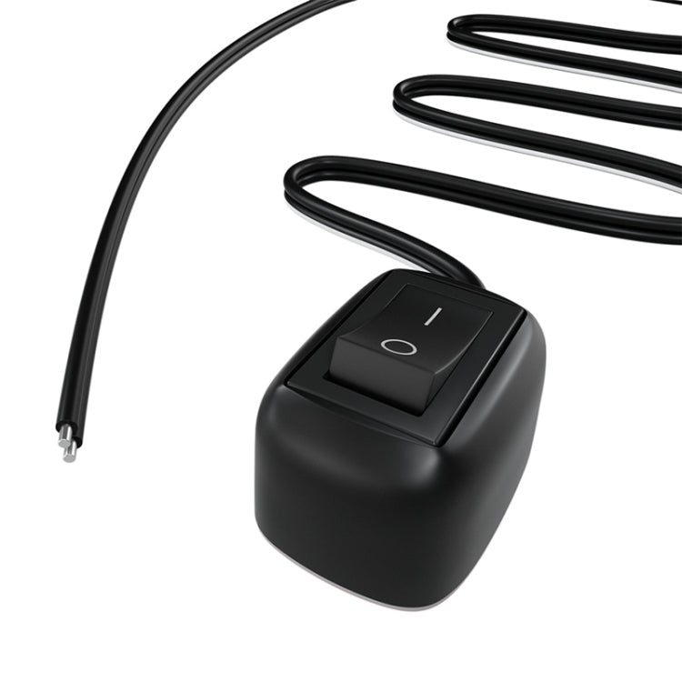Interruttore Jtron per auto fai da te da 1 m, pulsante di accensione/spegnimento DC 12 V per fendinebbia, DRL, strisce LED, 1m