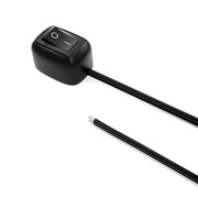 Interruttore Jtron per auto fai da te da 0,5 m Pulsante a discesa Spegnimento/accensione DC 12 V per fendinebbia, DRL, strisce LED, 0.5m
