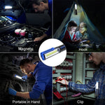 Jtron Car Home Car Work Manutenzione Lampada Ispezione Manutenzione Luce Lampada di ricarica COBLED di emergenza, Work Maintenance Lamp