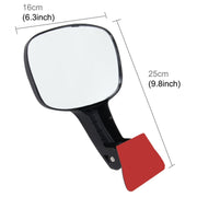 Specchietto retrovisore per sedile posteriore per auto Specchietto retrovisore per fila posteriore Specchietto interno osservato per bambini, 3R-082(Black), 3R-082
