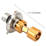 Faro LED universale per moto 10W-12W 1200 LM-1500LM, DC 12V-24V, 10W-12W 1200LM-1500LM