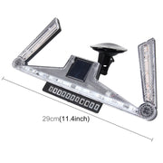 Lampada solare anti-collisione Cupule Ranger Fanale posteriore per auto LED Flash Avvertimento Luce di attenzione Lampada solare pieghevole Avvertimento Cupule con licenza di parcheggio temporaneo, CS-N14
