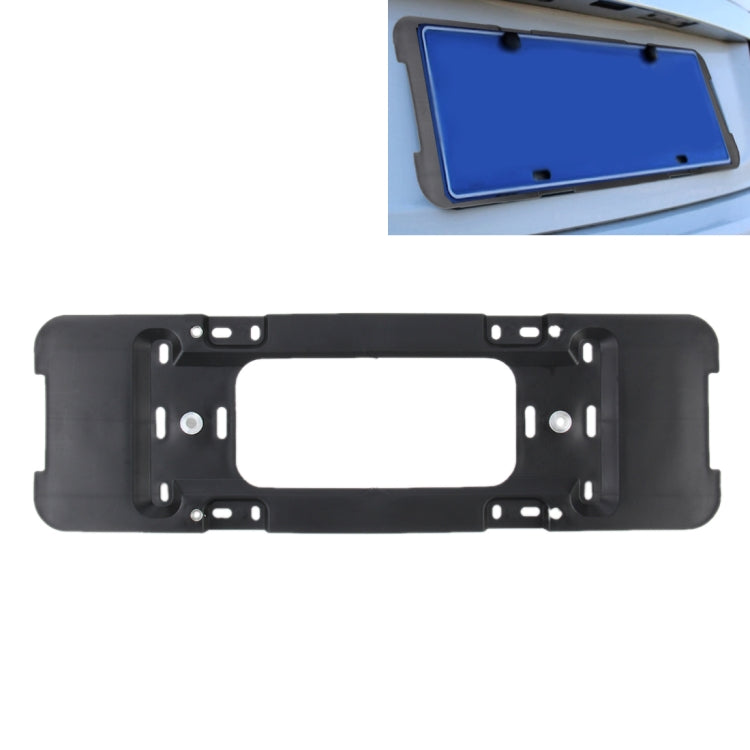 Supporto staffa base targa posteriore Base targa supporto targa Telaio targa anteriore Base di supporto telaio targa, License Plate Bracket3