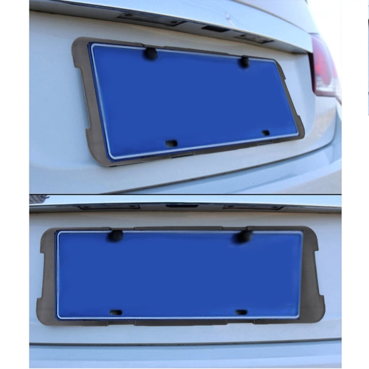 Supporto staffa base targa posteriore Base targa supporto targa Telaio targa anteriore Base di supporto telaio targa, License Plate Bracket3