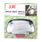 3R-081 Specchio convesso grandangolare per angolo cieco per auto Collezione Vision Specchietto per angolo cieco Specchietto per angolo cieco, 3R-081(Black), 3R-081(Silver)
