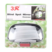 3R-081 Specchio convesso grandangolare per angolo cieco per auto Collezione Vision Specchietto per angolo cieco Specchietto per angolo cieco, 3R-081(Black), 3R-081(Silver)