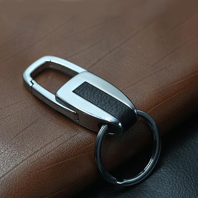 Portachiavi in pelle con anello singolo in metallo Portachiavi per auto in metallo Portachiavi multifunzionale Portachiavi Anelli Porta chiavi per auto, Single Ring