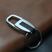 Portachiavi in pelle con anello singolo in metallo Portachiavi per auto in metallo Portachiavi multifunzionale Portachiavi Anelli Porta chiavi per auto, Single Ring