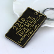 Detective Sherlock 221B Portachiavi Portachiavi per auto Strumento multifunzionale Portachiavi Portachiavi Anelli Titolare Ciondolo 160; Ricambi auto