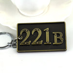 Detective Sherlock 221B Portachiavi Portachiavi per auto Strumento multifunzionale Portachiavi Portachiavi Anelli Titolare Ciondolo 160; Ricambi auto