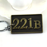 Detective Sherlock 221B Portachiavi Portachiavi per auto Strumento multifunzionale Portachiavi Portachiavi Anelli Titolare Ciondolo 160; Ricambi auto