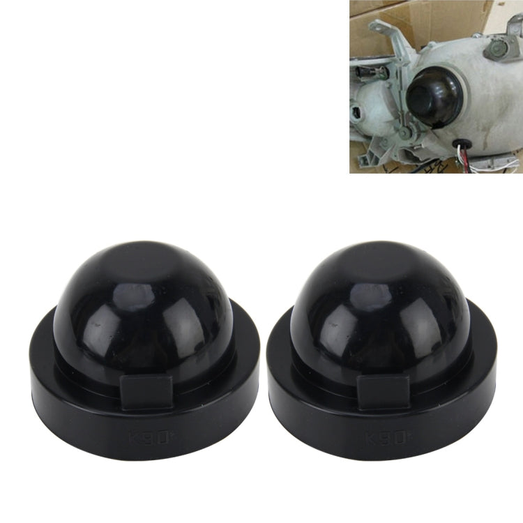 2 pezzi K90 universale per auto LED faro HID lampada allo xeno copertura antipolvere in silicone tappi di tenuta copertura antipolvere per auto copertura antipolvere impermeabile copertura faro per retrofit auto, diametro interno: 9 cm                 ...