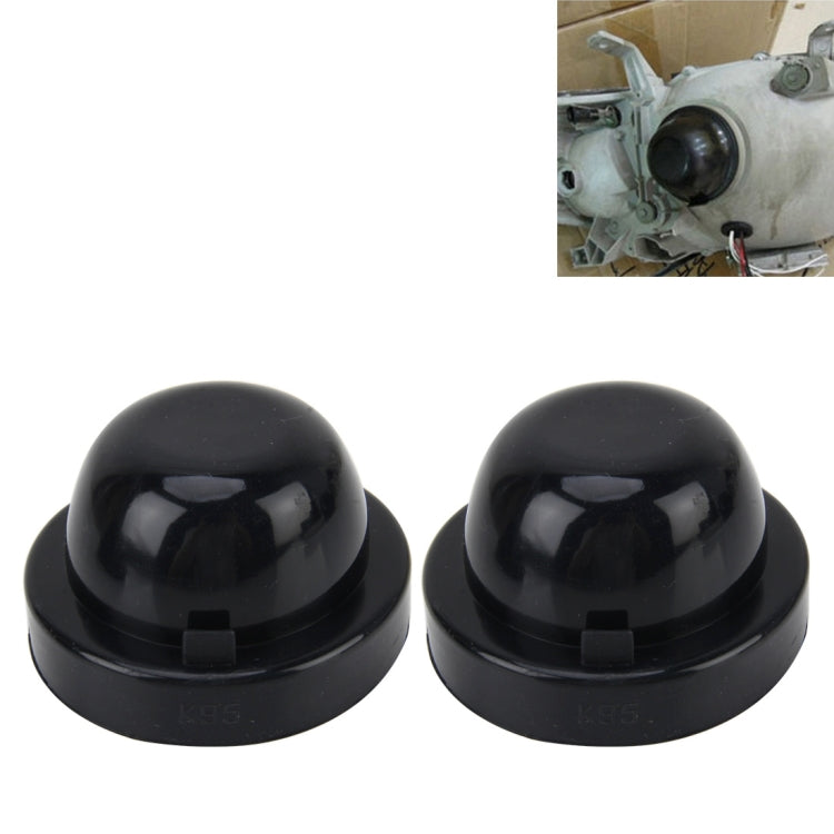 2 pz K95 universale per auto LED faro HID lampada allo xeno copertura antipolvere in silicone tappi di tenuta copertura antipolvere per auto impermeabile antipolvere sigillante copertura del faro per retrofit auto, diametro interno: 9,5 cm             ...