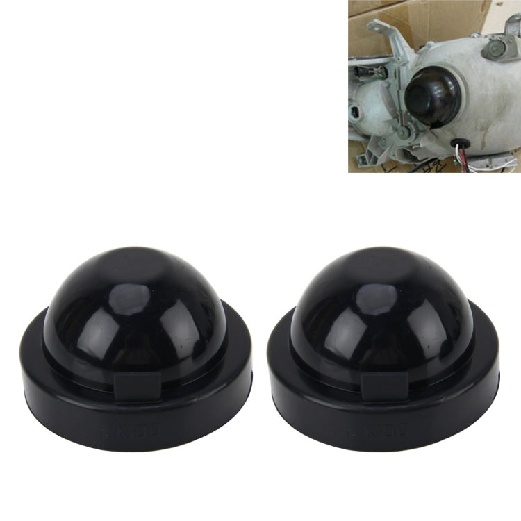 2 pz K100 universale per auto LED faro HID lampada allo xeno copertura antipolvere in silicone tappi di tenuta copertura antipolvere per auto impermeabile antipolvere sigillante copertura del faro per retrofit auto, diametro interno: 10 cm             ...