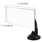 Specchio per punto cieco rettangolare per parabrezza interno regolabile a 360 gradi con portabicchieri, XL-1013