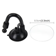 Specchio per punto cieco circolare per parabrezza interno regolabile a 360 gradi con portabicchieri, XL-1014