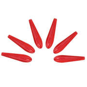 6 pezzi Spoiler posteriore universale in resina Spoiler posteriore per auto Spoiler posteriore esterno Kit spoiler per auto Crash Strip Spoiler Scheda instradata Raddrizzatore muto Spoiler per la riduzione del rumore