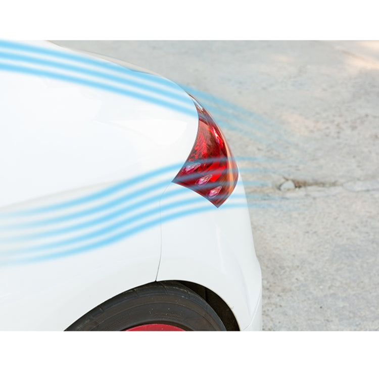 6 pezzi Spoiler posteriore universale in resina Spoiler posteriore per auto Spoiler posteriore esterno Kit spoiler per auto Crash Strip Spoiler Scheda instradata Raddrizzatore muto Spoiler per la riduzione del rumore