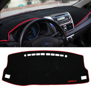 Copertura dei tappetini del cruscotto della protezione solare del pannello strumenti della luce dell'auto per Toyota New Corolla (2014-2018), notare il modello e l'anno, For Toyota
