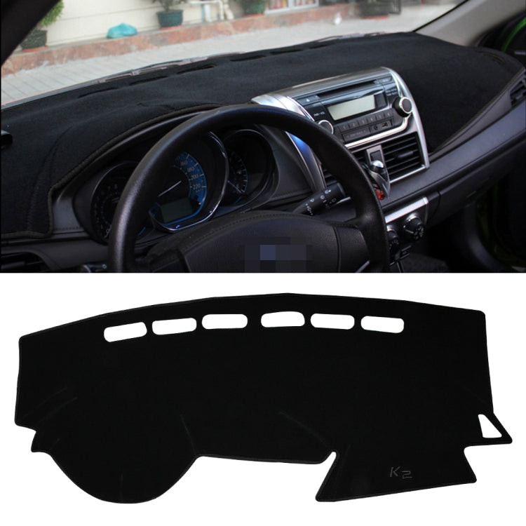 Copertura dei tappetini del cruscotto della protezione solare del pannello strumenti della luce dell'auto per Kia K2, notare il modello e l'anno, For Kia