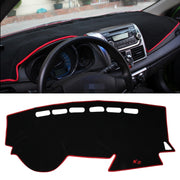 Copertura dei tappetini del cruscotto della protezione solare del pannello strumenti della luce dell'auto per Kia K2, notare il modello e l'anno, For Kia