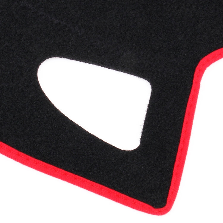 Copertura per tappetini scuri per protezione solare per cruscotto luminoso per auto per Venucia B50 / R50, For Venucia