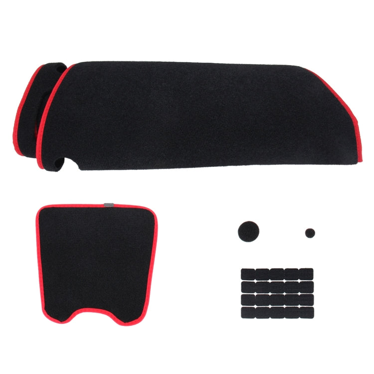 Copertura per tappetini scuri per protezione solare per cruscotto luminoso per auto per Venucia B50 / R50, For Venucia