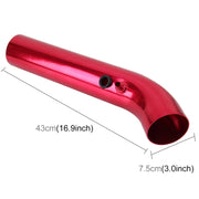 Prese d'aria universali Tubo di aspirazione aria corto in alluminio Racing Cold Racing con sistema di kit filtro a cono, Short Air Intakes