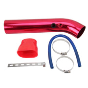 Prese d'aria universali Tubo di aspirazione aria corto in alluminio Racing Cold Racing con sistema di kit filtro a cono, Short Air Intakes