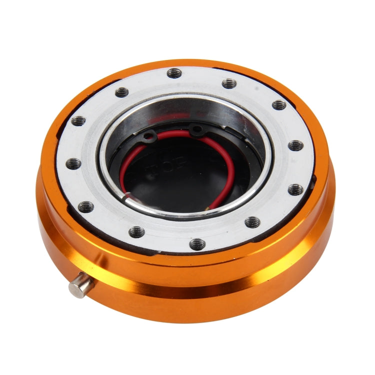 Kit di sgancio rapido del volante automatico universale in alluminio billet versione sottile con blocco di sicurezza per auto modificate e da corsa, Billet Aluminum Thin