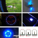 Lampada per pneumatici con luce per tappi valvola 2 pezzi