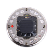 4 Luci LED Colorate Solari per Ruote Auto 23cm