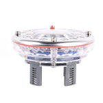4 Luci LED Solari Colorate per Ruote Auto 23cm