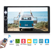 7010B HD 2 Din Ricevitore radio Bluetooth per auto da 7 pollici Lettore MP5, supporto FM, USB e scheda TF, 7010B