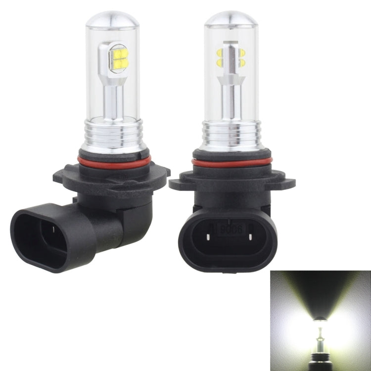 2 PZ 9006 40W 800 LM 6000K 8 LED CREE Fendinebbia per auto, DC 12V, 9006