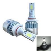 2 fari LED per auto 9005 18W 1800LM 6000K IP68 impermeabili con 2 lampade LED COB, DC 9-36V, 9005