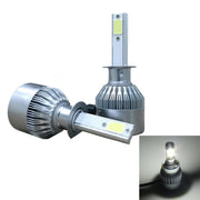 2 fari LED per auto H1 18W 1800LM 6000K IP68 impermeabili con 2 lampade LED COB, DC 9-36V, H1