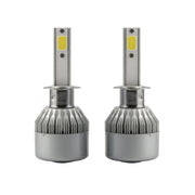 2 fari LED per auto H1 18W 1800LM 6000K IP68 impermeabili con 2 lampade LED COB, DC 9-36V, H1