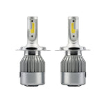 2 fari LED per auto H4 18W 1800LM 6000K IP68 impermeabili con 2 lampade LED COB, DC 9-36V, H4
