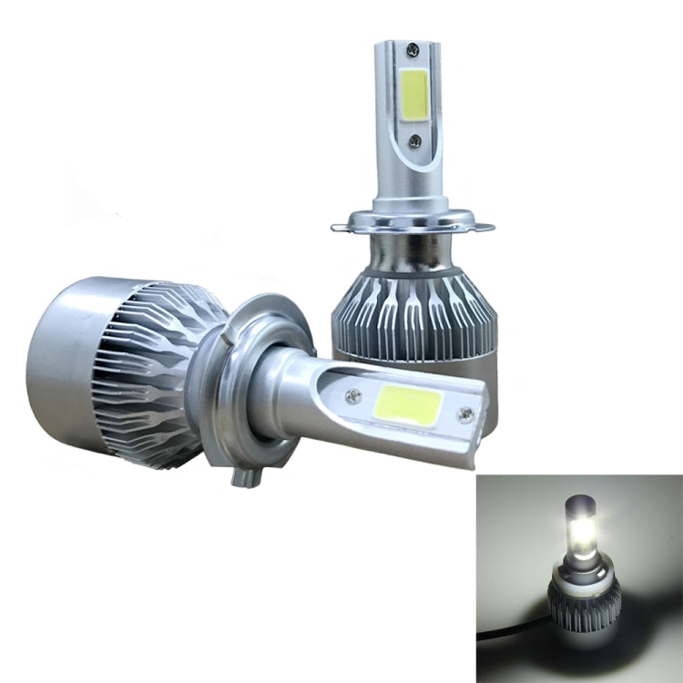 2 fari H7 18W 1800LM 6000K impermeabili IP68 per auto per auto con 2 lampade LED COB, DC 9-36V, H7