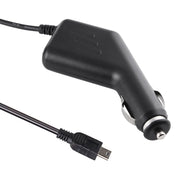 Adattatore universale per caricabatterie mini USB per telecamera DVR per auto Navigazione GPS Ingresso 10 V - Uscita 48 V 5 V 1,5 A, Lunghezza cavo: 3,5 m, Mini USB Cable Length: 3.5m