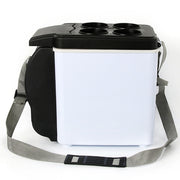 Frigorifero a basso rumore da 6 litri per raffreddamento e riscaldamento multifunzione portatile per auto da 48 W, per auto e casa, lunghezza cavo: 1,8 m, 6L Low Noise