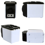 Frigorifero a basso rumore da 6 litri per raffreddamento e riscaldamento multifunzione portatile per auto da 48 W, per auto e casa, lunghezza cavo: 1,8 m, 6L Low Noise