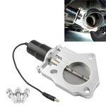Kit motore di controllo valvole di scarico elettriche da corsa in acciaio inossidabile da 2,5 pollici per auto universale, 2.5 inch