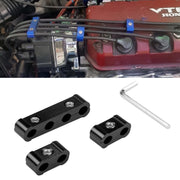 Kit morsetto organizzatore divisore separatore filo candela motore in alluminio da 3 pezzi