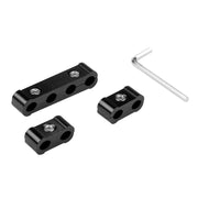 Kit morsetto organizzatore divisore separatore filo candela motore in alluminio da 3 pezzi